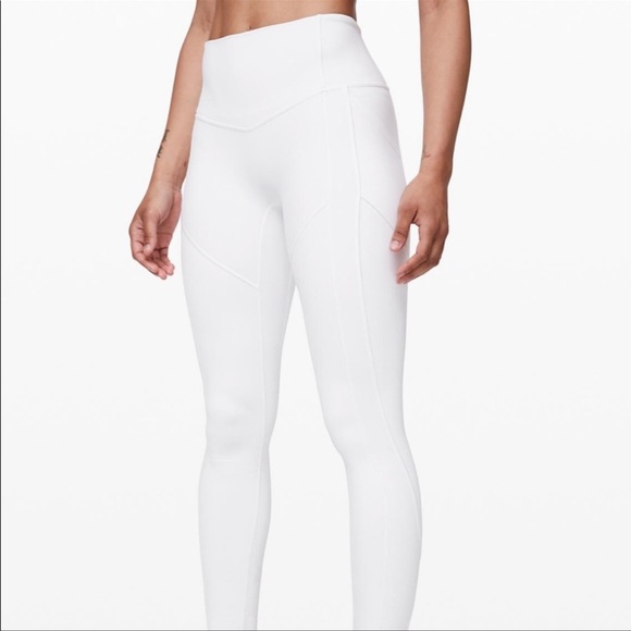 Lululemon White ATRP Pant 2 Size 8 28” inseam - Picture 1 of 8
